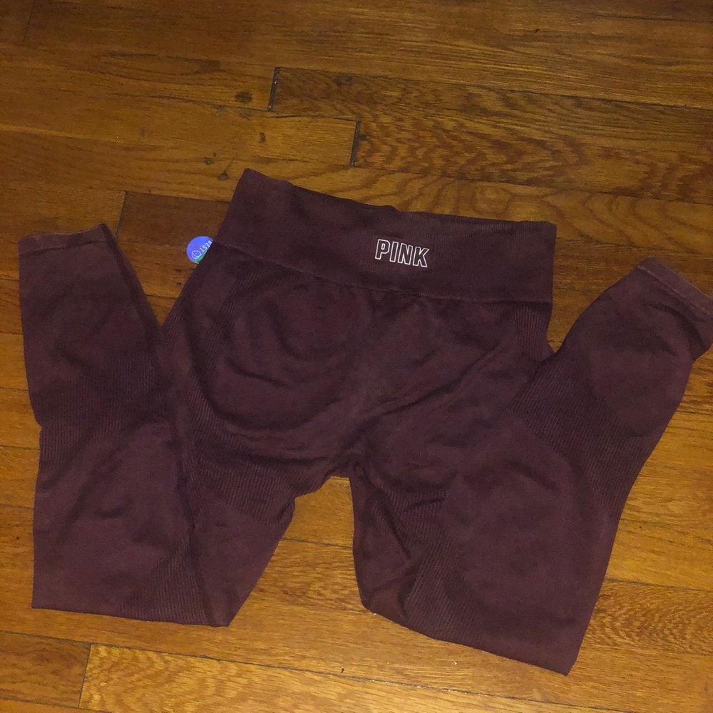 Pink workout leggings